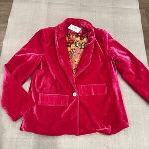 [S]Ducks & Co Pink Velvet WMN Blazer